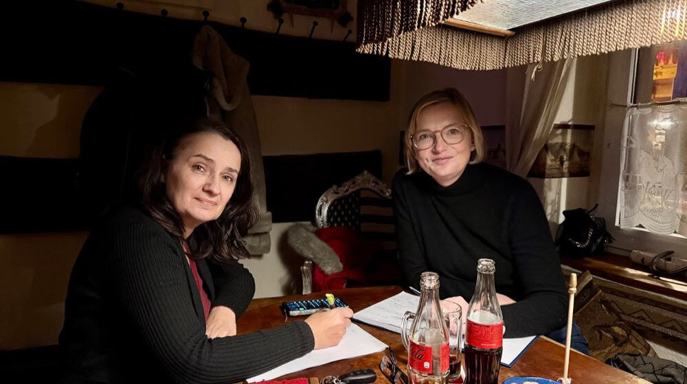 Die Angeordnete Daniela Kuge (r.) mit Klipphausens CDU-Chefin Daniela Menzel. Foto: privat