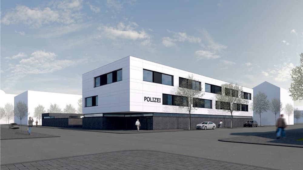 Polizeirevier Döbeln. Bildquelle: H2 Architektur