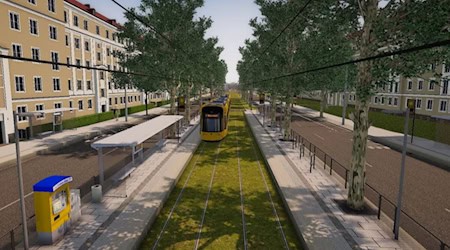 Eines der größten Bauprojekte Dresdens in den nächsten Jahren: die Campuslinie. Grafik Straßen- und Tiefbauamt der Landeshauptstadt Dresden