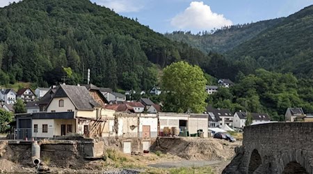 Viele Gebäude im Ahrtal waren nach der Flut 2021 zerstört.
