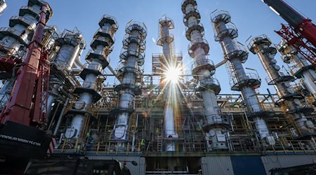 In Leuna soll finden Tarifverhandlungen für die Chemieindustrie statt. (Symbolbild) / Foto: Jan Woitas/dpa