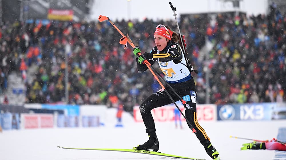  Janina Hettich-Walz delivers a strong race / Photo: Hendrik Schmidt/dpa