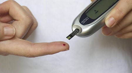 Measuring the blood glucose level