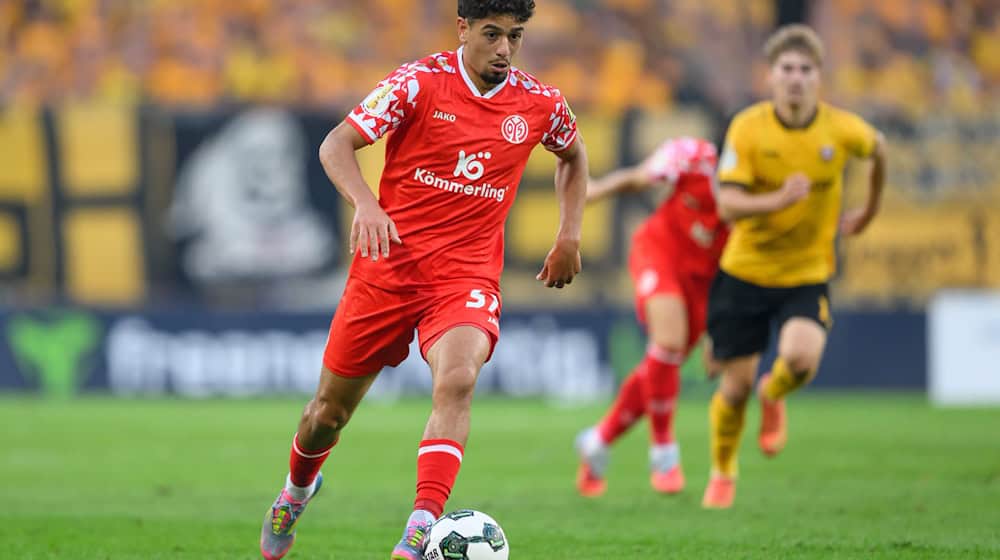 Ben Bobzien from 1. FSV Mainz 05 moves to Dresden on loan. (Archive picture) / Photo: Robert Michael/dpa