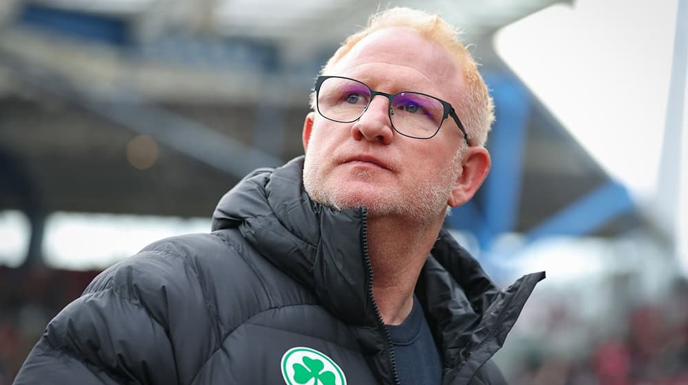 No tailwind before the start of the second half of the season: Fürth coach Heiko Vogel. (Archive image) / Photo: Daniel Karmann/dpa