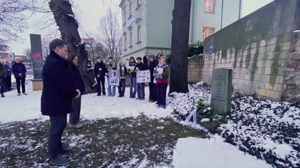 Gedenken in Coswig. Foto: Stadtverwaltung