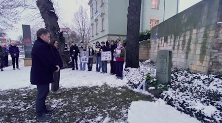 Gedenken in Coswig. Foto: Stadtverwaltung