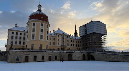Schloss Moritzburg im Schnee. Foto: Ulf Mallek