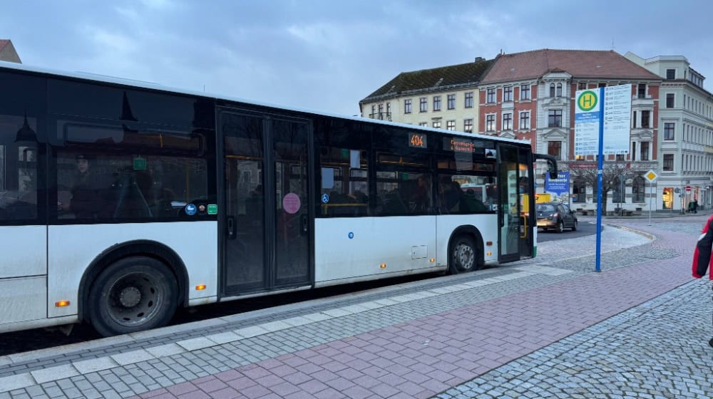Ein Bus der VGM in Meißen. Foto: Ulf Mallek