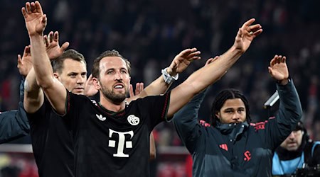 Glänzt auch als Passgeber: Bayern-Torjäger Kane. (Archivbild) / Foto: Federico Gambarini/dpa