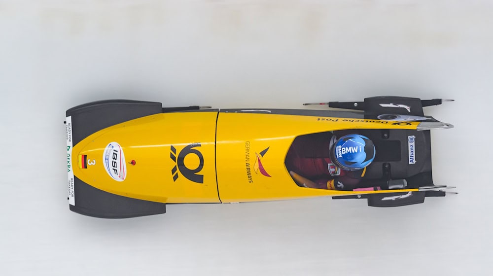 Laura Nolte (Germany) wins the World Cup final in Altenberg and takes the overall World Cup in the small sled for the first time / Photo: Robert Michael/dpa