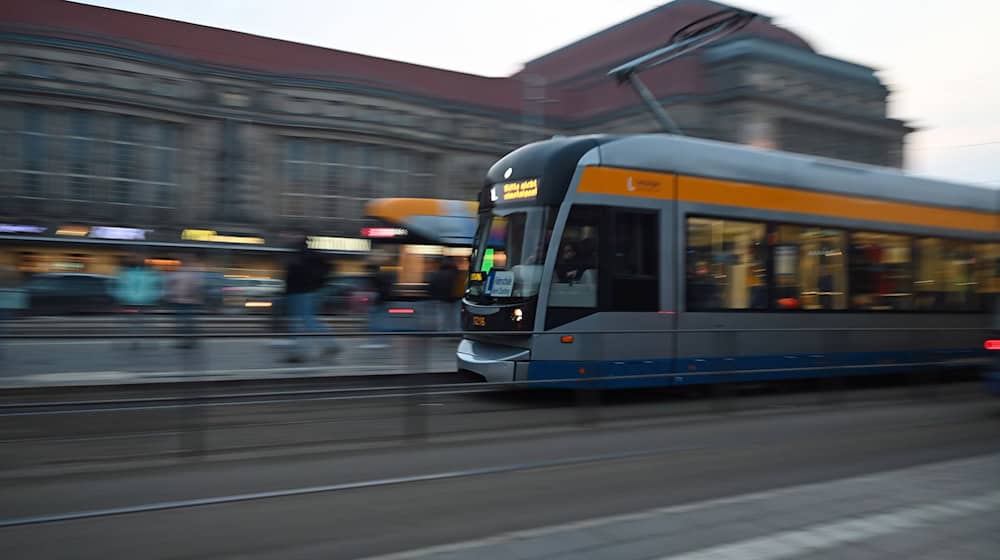 Leipzig transport company breaks 170 million mark. (Archive image) / Photo: Elisa Schu/dpa