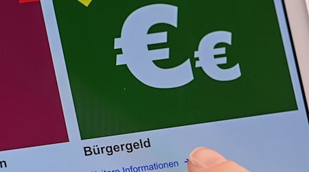 In Sachsen erhalten etwa 180.000 Menschen Bürgergeld. (Symbolbild) / Foto: Jens Kalaene/dpa