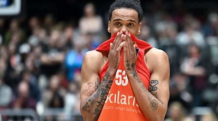 Kevin Yebo und die Niners Chemnitz kassieren eine Niederlage. (Archivbild)  / Foto: Hendrik Schmidt/dpa