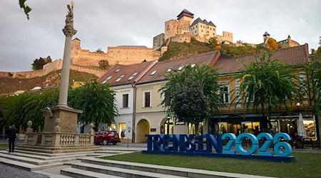 Trencin ist eine der beiden Kulturhauptstädte 2026. / Foto: Michael Heitmann/dpa
