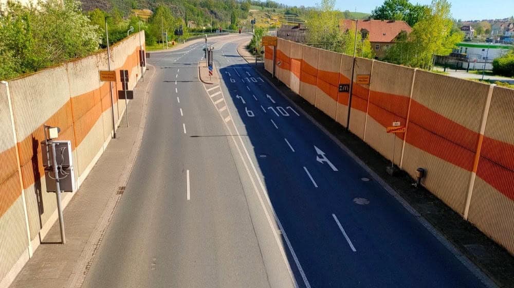 Der Schottenbergtunnel ist vorübergehend voll gesperrt. Foto: Stadt Meißen