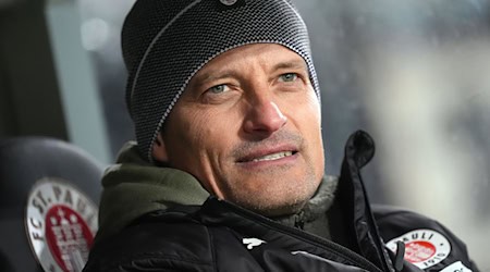 Alexander Blessin, entrenador del St Pauli / Foto: Marcus Brandt/dpa