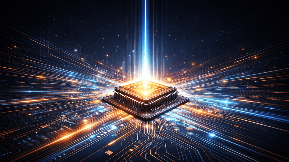 Quantum computers work at different frequencies than electronics or spintronics. A discovery from Dresden could bring them together. © AI-generated with ChatGPT