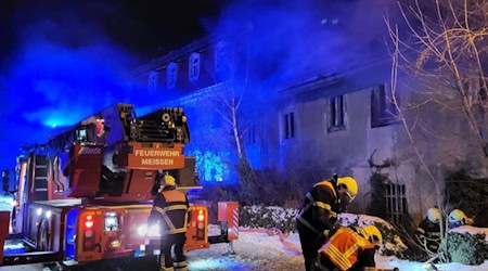 Einsatz der Feuerwehr Meißen am 13. Januar in der Fischergasse. Foto: Feuerwehr Meißen