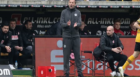 Christoph Dabrowski ist neuer Trainer beim FC Erzgebirge Aue. / Foto: Sebastian Kahnert/dpa