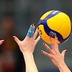 Dresdner Volleyballerinnen feiern Pflichtsieg gegen Hamburg (Symbolbild) / Foto: Robert Michael/dpa