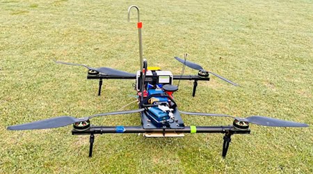 Low-cost technology for important data: The international research team with TROPOS participation used this modified drone to close knowledge gaps in aerial surveillance.