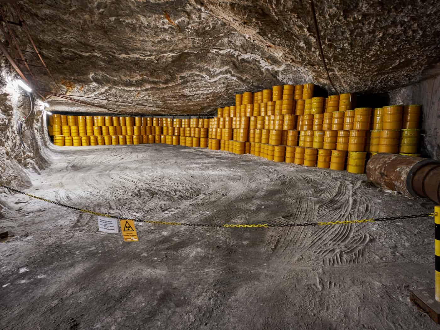 Almost 37,000 cubic meters of low and medium-level radioactive waste are stored in the Morsleben repository. Germany is currently looking for a repository for high-level radioactive waste. AI is to help with this. © Bundesgesellschaft für Endlagerung mbH