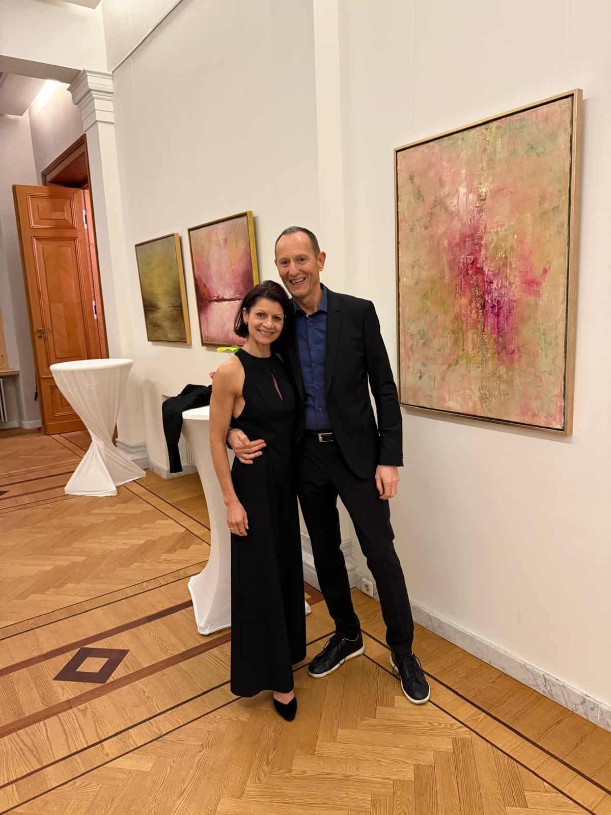 Evelyn Klaudt mit ihrem Mann Ralf - das Ehepaar belegt jetzt einen Tanzkurs. 