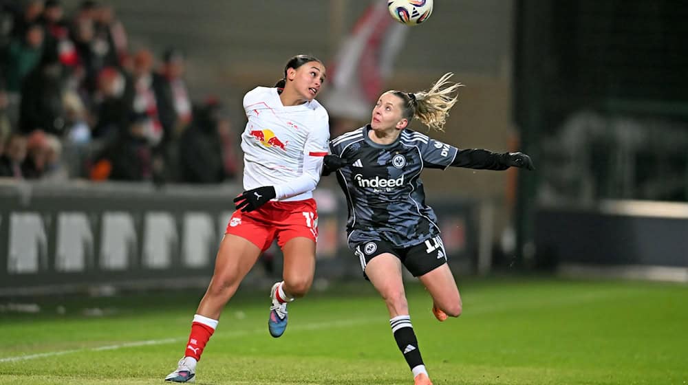 Lisa Baum (RB Leipzig) scored the important equalizer in Hamburg. (Archive picture) / Photo: Jennifer Brückner/dpa