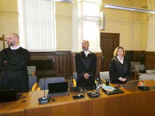 Die Verteidiger der beiden Angeklagten im Landgericht. Foto: Lucas Böhme