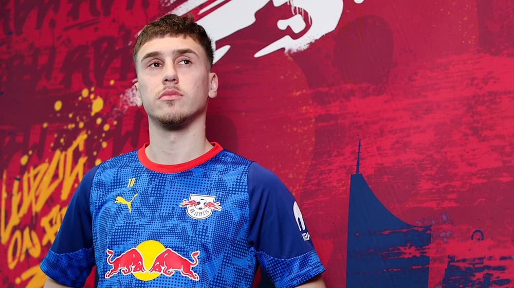 Brajan Gruda was loaned out by RB Leipzig for six months. / Photo: Jan Woitas/dpa