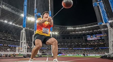 Merlin Hummel wird beim Meeting in Dresden Ende Mai antreten. (Archivbild) / Foto: Michael Kappeler/dpa