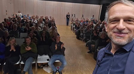 Alexander Teske bei einer Lesung in Heidelberg. Foto: privat