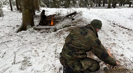 Panzergrenadiere im Wald. Foto: Bundeswehr/Pietsch