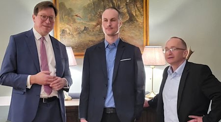 Georg Ludwig von Breitenbuch (l.), Sven Eppinger und Marcel Vetter. Foto: privat