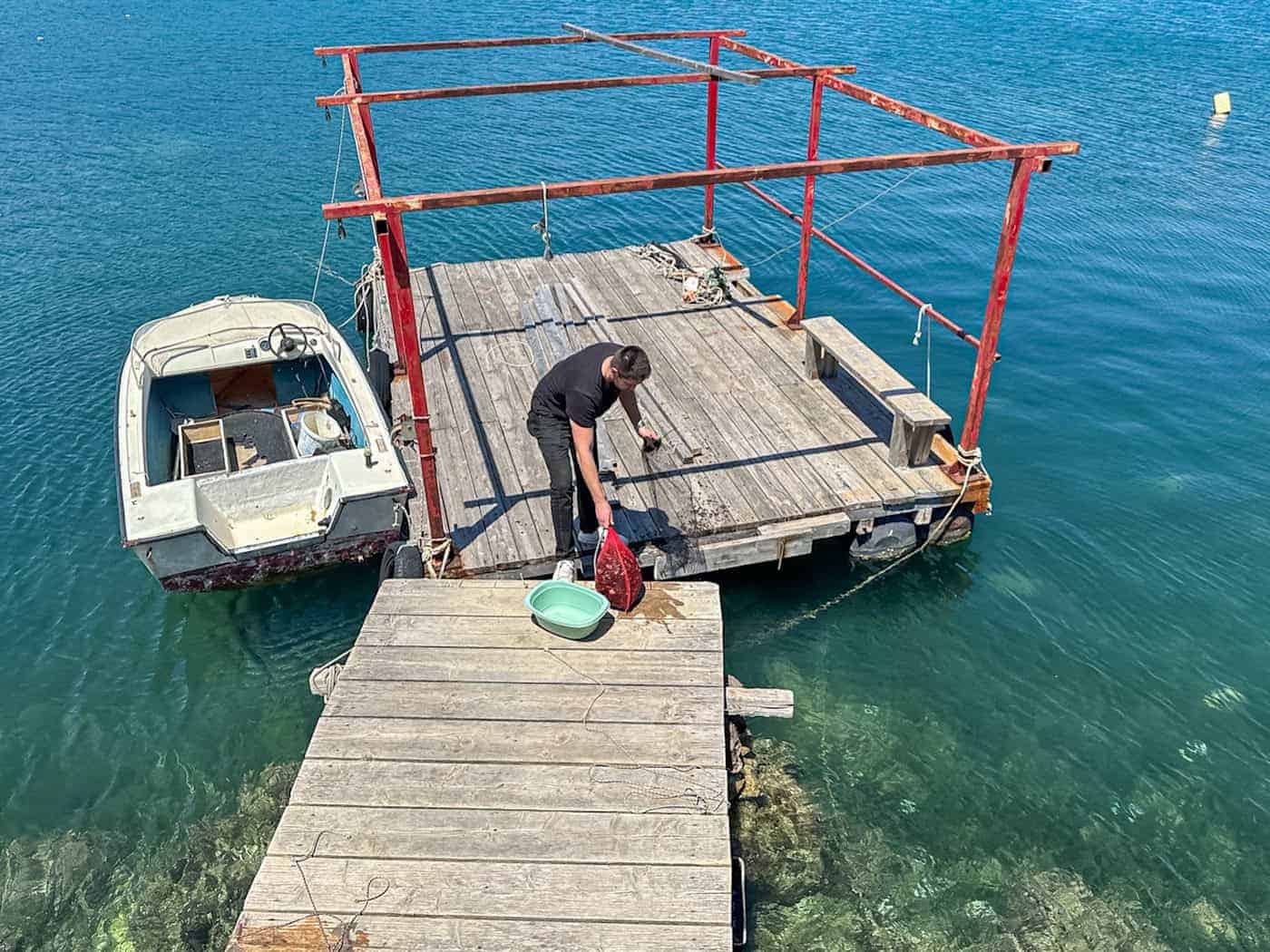 At Sutvid, oysters and mussels always come fresh from the water directly from the jetty at the restaurant (Image: Ulrich van Stipriaan)
