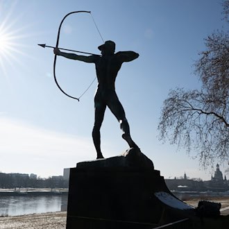 Nach der Schneeschmelze gibt es für die Flüsse in Sachsen derzeit keine Hochwasserwarnungen (Archivbild).  / Foto: Sebastian Kahnert/dpa