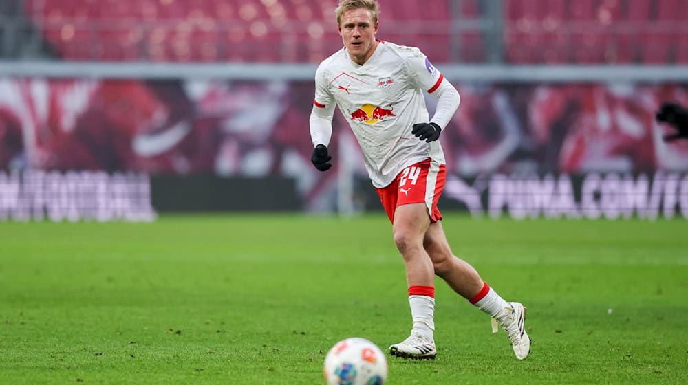 Xaver Schlager leaves RB Leipzig in the summer. (Archive picture) / Photo: Jan Woitas/dpa