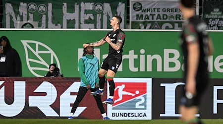 Mateusz Zukowski scored three times against Fürth / Photo: Jens Niering/dpa