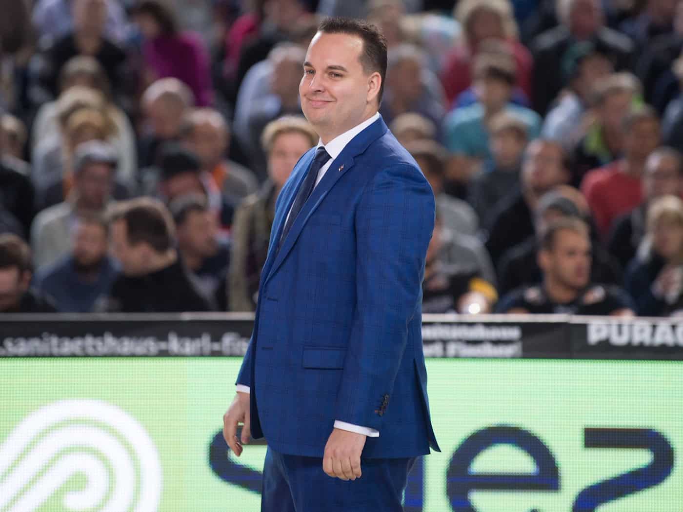 Martin Geissler will retire as managing partner of the basketball Bundesliga club Syntainics MBC. (Archive photo) / Photo: Sebastian Kahnert/dpa-Zentralbild/dpa