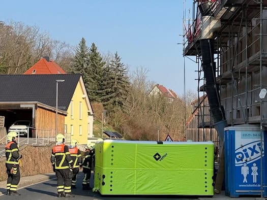 Feuerwehr Meißen rettet Frau bei Einsatz in der Jahnastraße