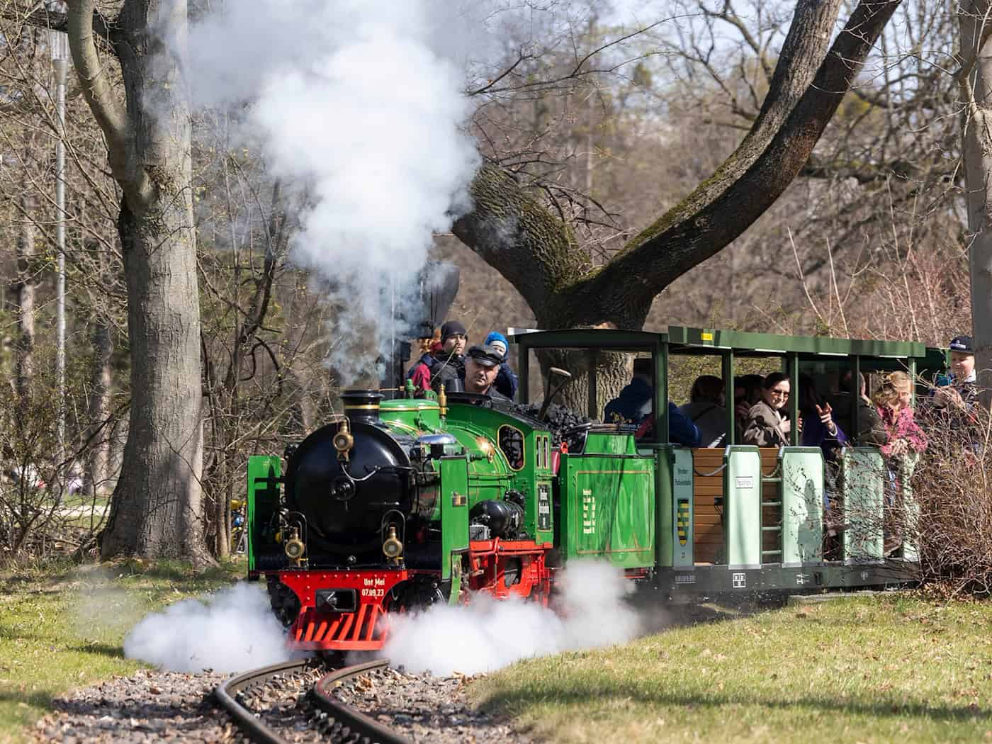 Дрезденська паркова залізниця розпочинає новий сезон