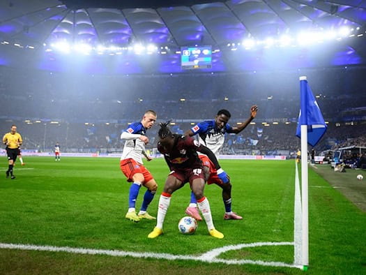 HSV fans interrupt the game with tennis balls