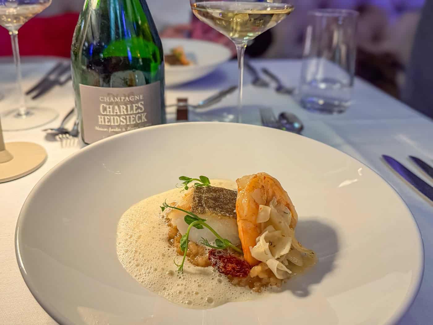 Dresden: Charles Heidsieck-Degustation im Stresa mit Tobias Heldts kreativer Küche