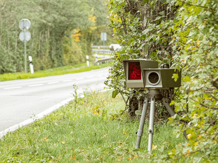 Symbolbild mobiler Blitzer. Foto: Landkreis Lüchow-Dannenberg