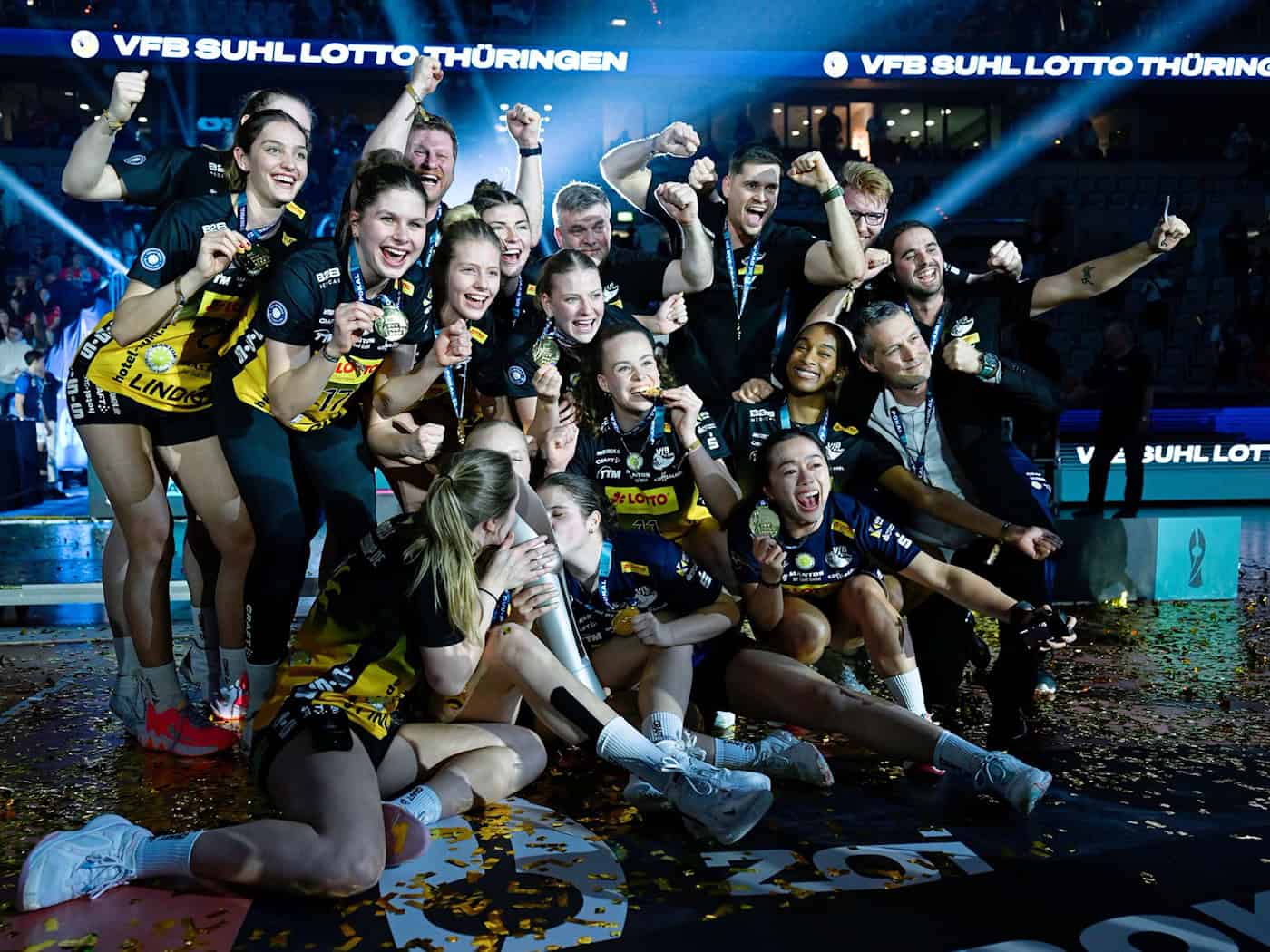 It is the second cup triumph for Suhl / Photo: Uwe Anspach/dpa