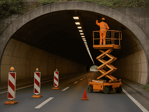 Wartung für 85.000 Euro: Tunnel Bramschstraße in Dresden-Gorbitz wird überprüft