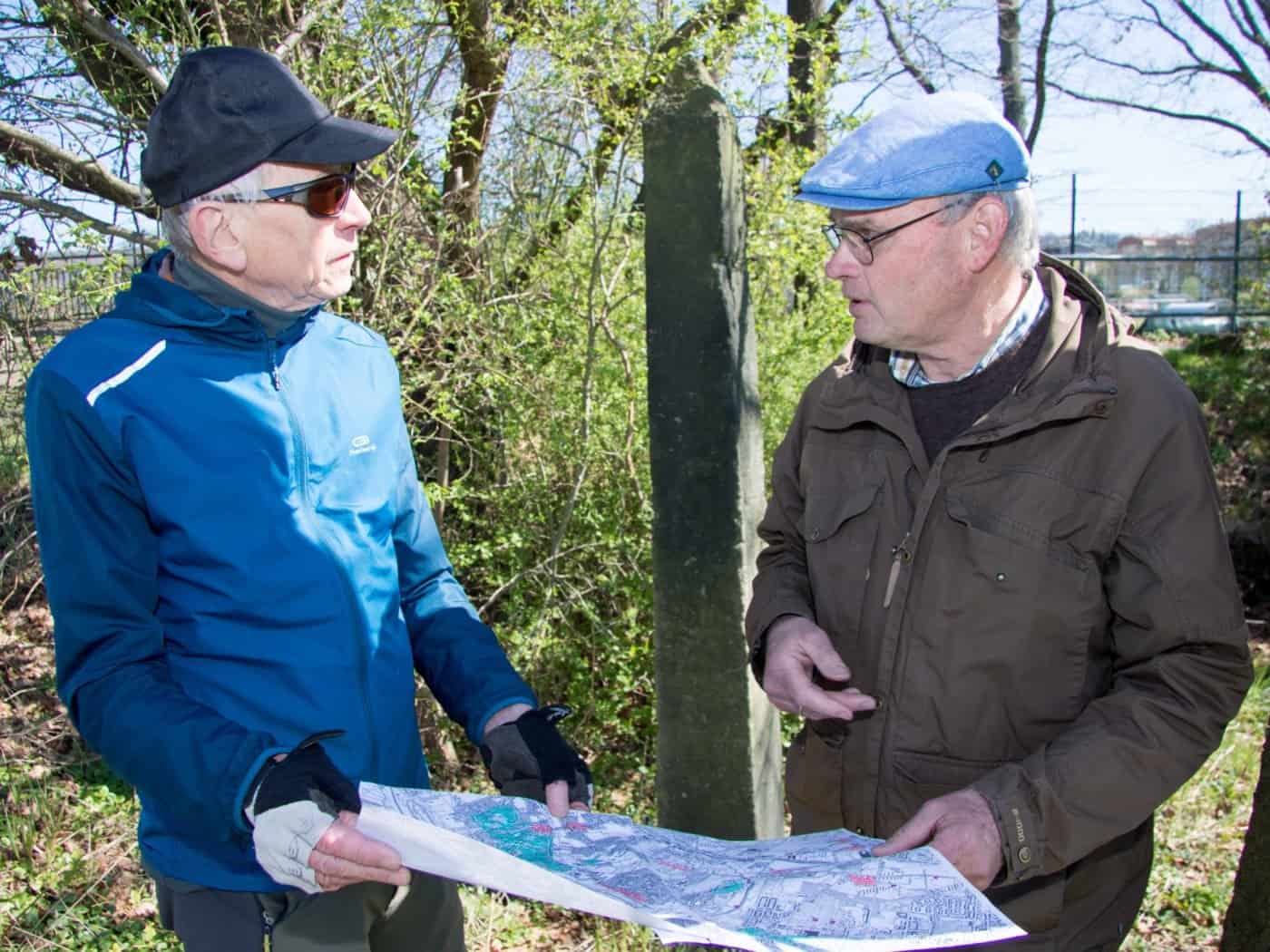 Starkes Interesse an ältestem Laubegaster Denkmal 