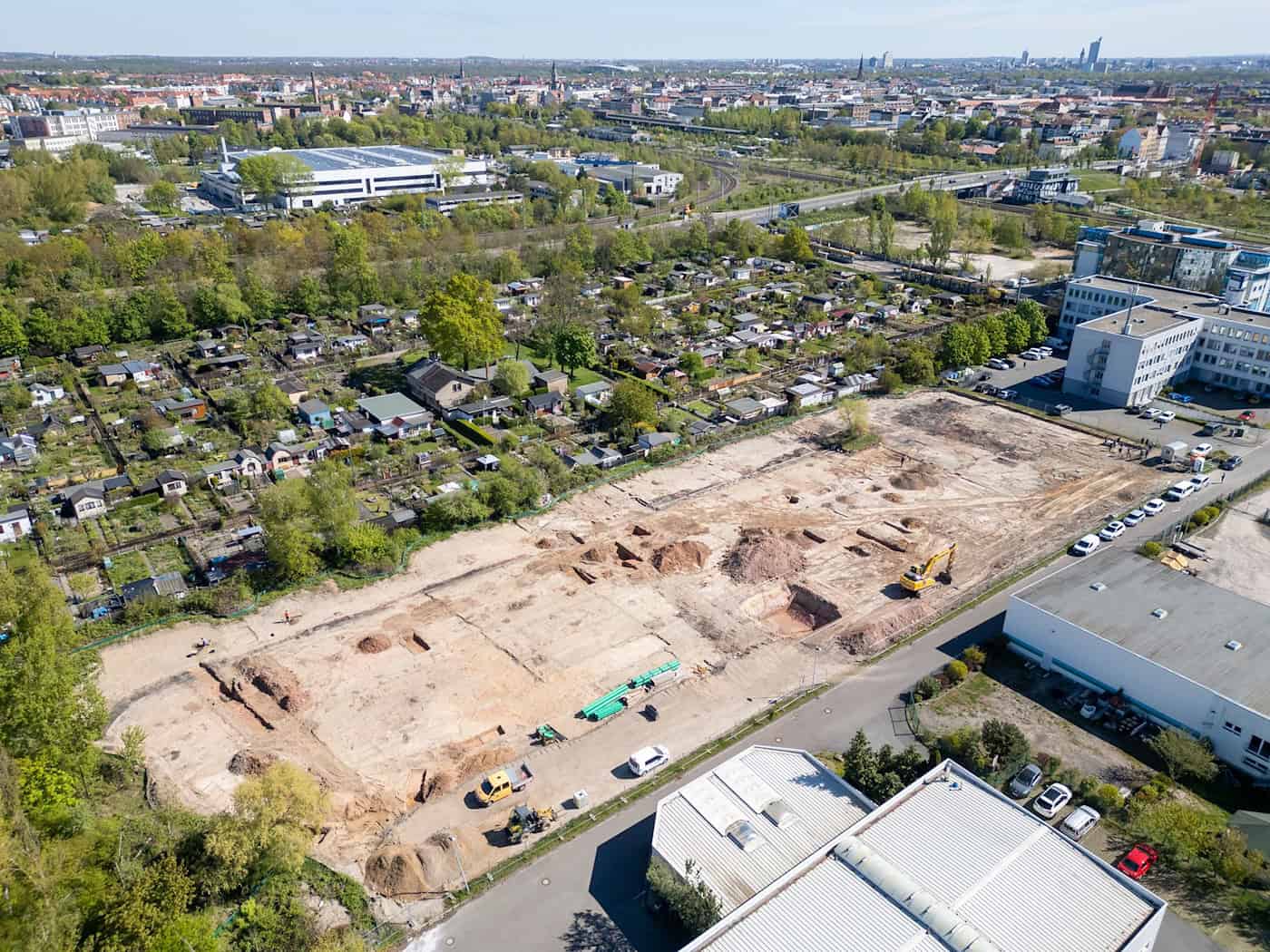 Archäologen erforschen NS-Zwangsarbeiterlager in Leipzig