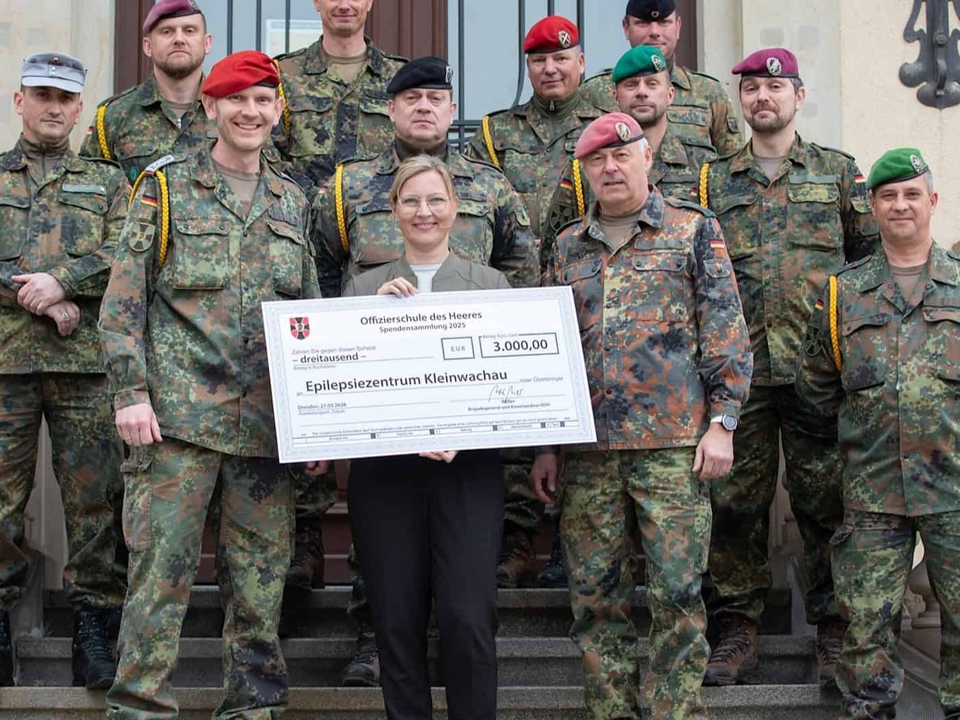 Geld von der Offizierschule Dresden für Kleinwachau